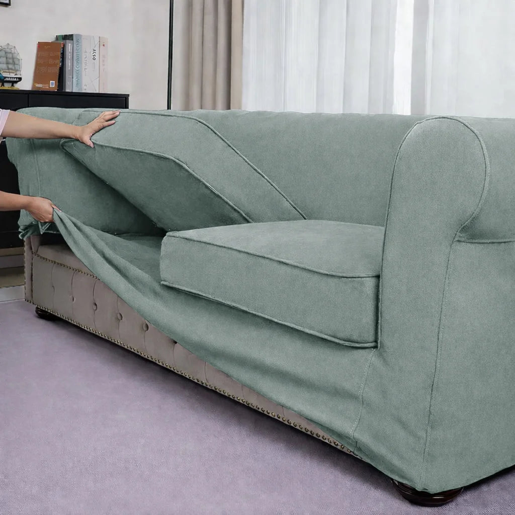 Pale Silver Gray WB PBV2042 - 20 | Sofa Slipcover