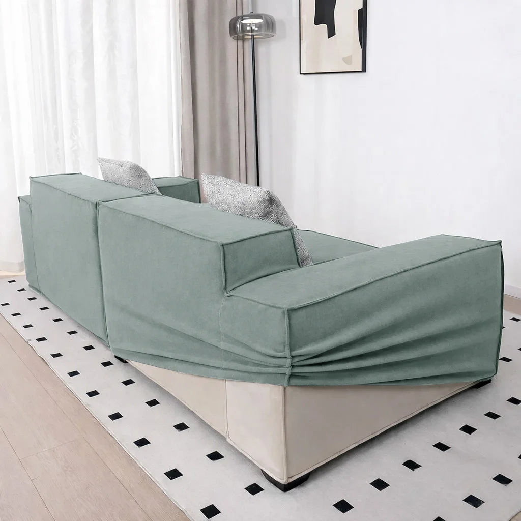 Pale Silver Gray WB PBV2042 - 20 | Sofa Slipcover