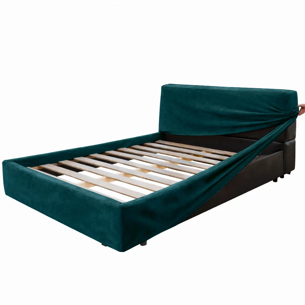 Peacock Blue WB PBV2042 - 39 | Bed Frame & Headboard Cover