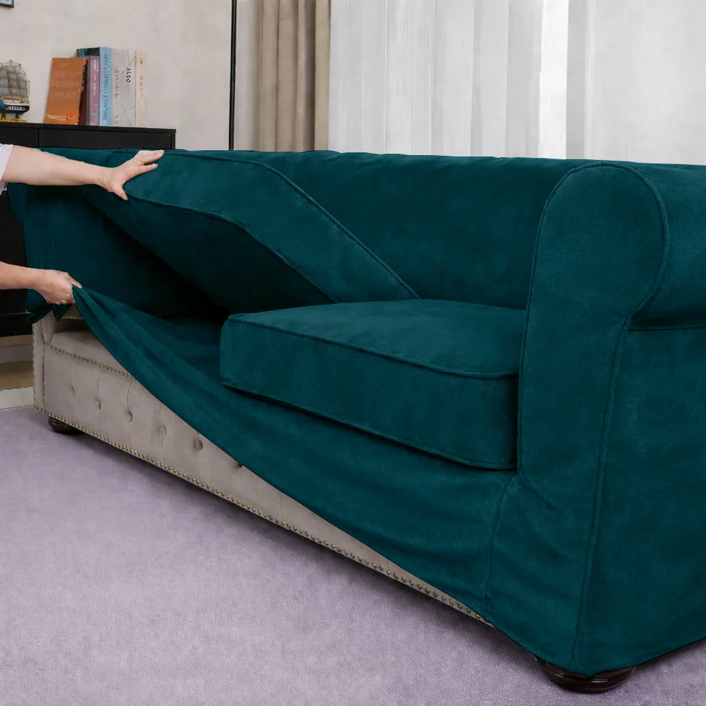 Peacock Blue WB PBV2042 - 39 | Sofa Slipcover