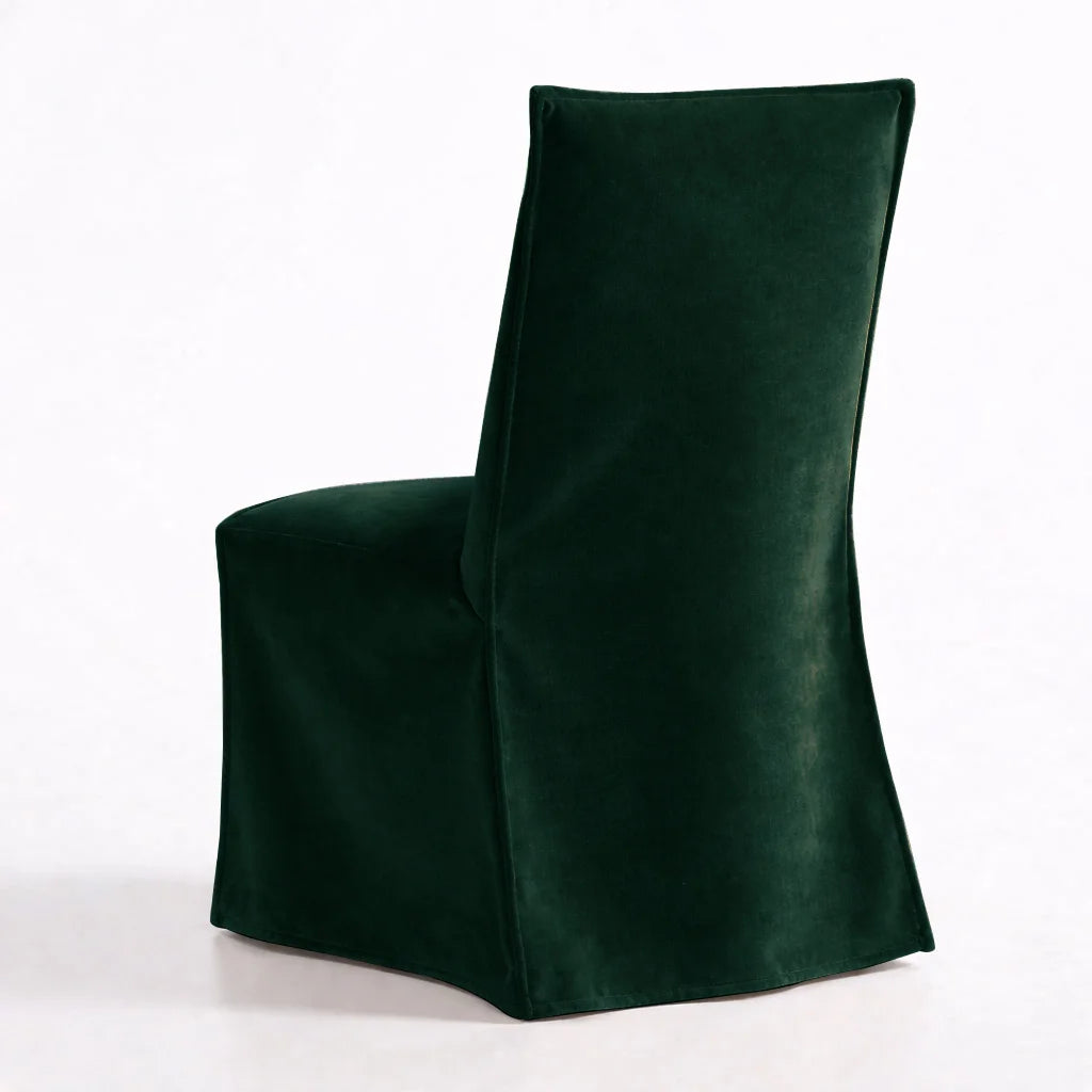Pine Green WB PBV2042 - 37 | Long-Skirt Dining Chair Slipcover