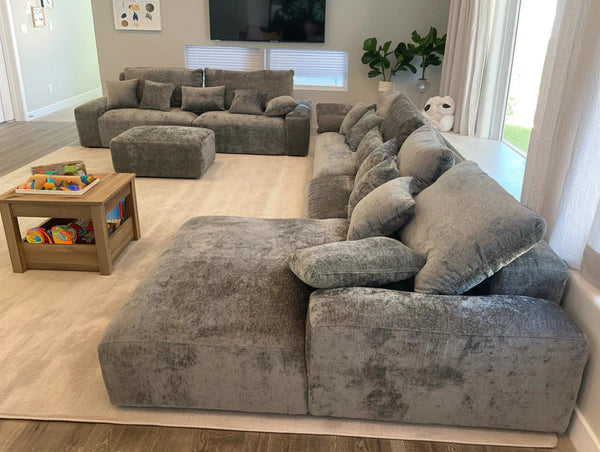 Platinum Drift WX23006 - 03 | Sofa Slipcover