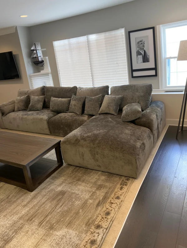 Platinum Drift WX23006 - 03 | Sofa Slipcover