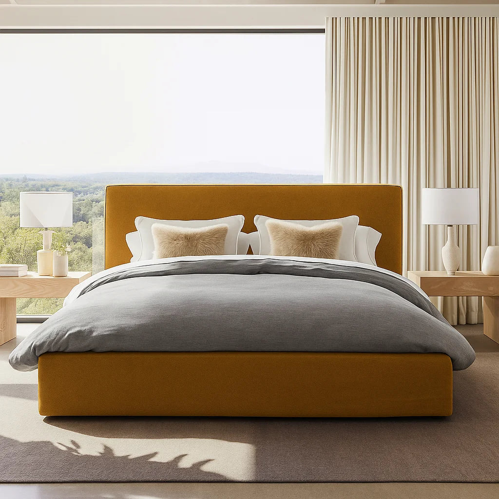 Pumpkin-colored WB PBV2042 - 31 | Bed Cover