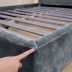 Rain Gray WB PBV2042 - 17 | Bed Frame & Headboard Cover