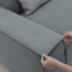 Rain Gray WB PBV2042 - 17 | Sofa Slipcover