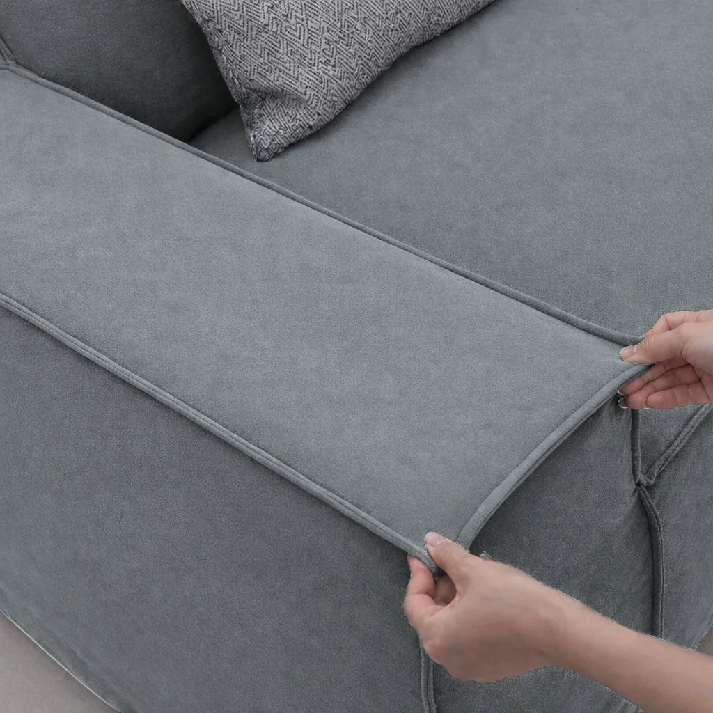 Rain Gray WB PBV2042 - 17 | Sofa Slipcover