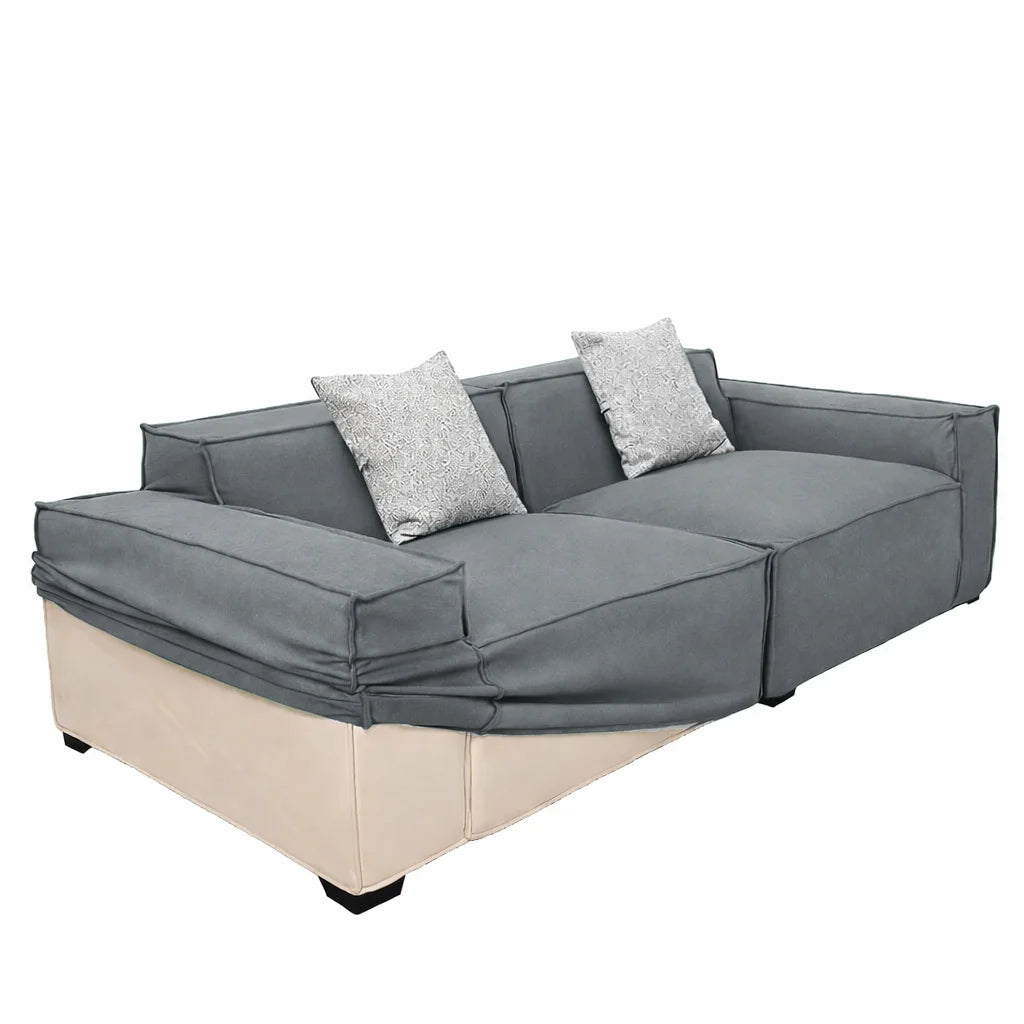 Rain Gray WB PBV2042 - 17 | Sofa Slipcover