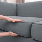 Rain Gray WB PBV2042 - 17 | Sofa Slipcover