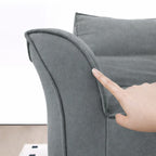 Rain Gray WB PBV2042 - 17 | Sofa Slipcover