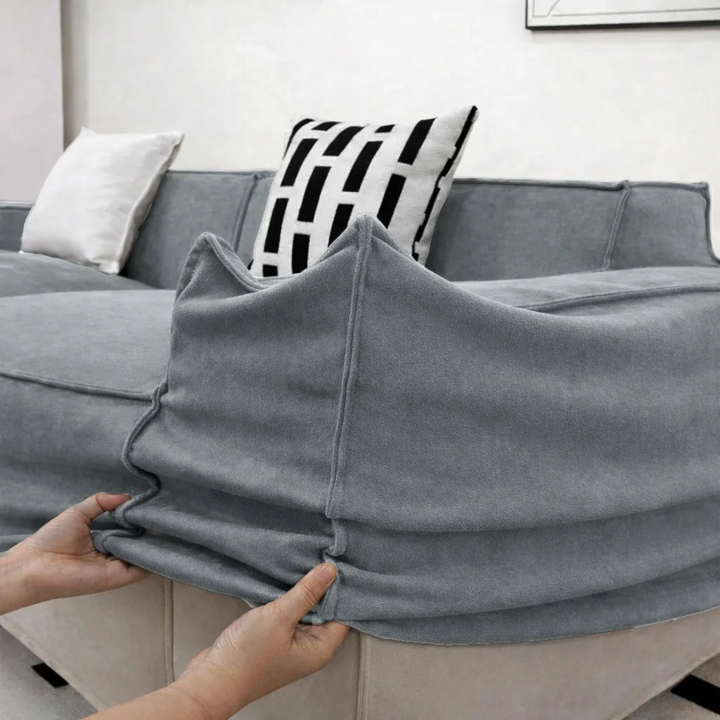 Rain Gray WB PBV2042 - 17 | Sofa Slipcover