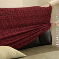 Red Glaze · Stretch-Fit Bed Headboard Cover