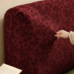 Red Glaze · Stretch-Fit Bed Headboard Cover