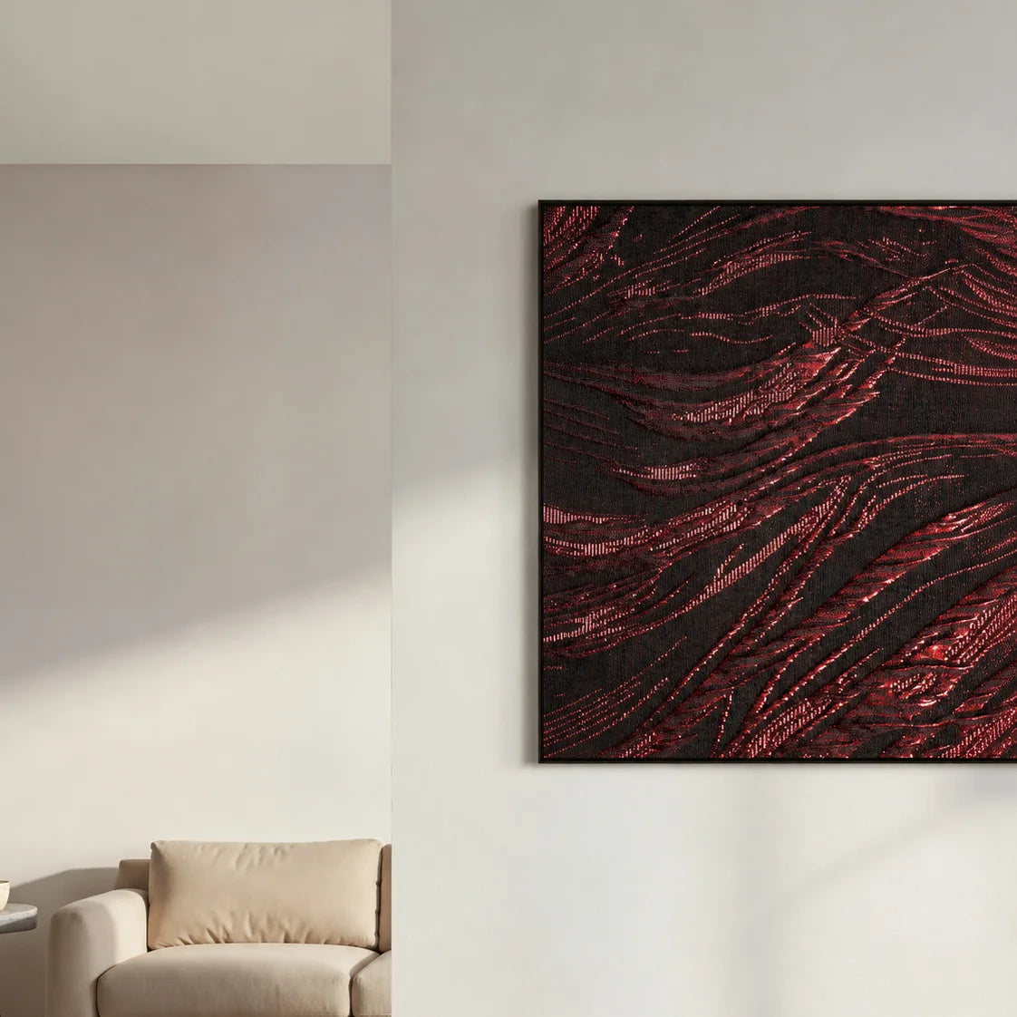 Red Flame · Custom Wall Art