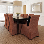 Rouge WX8008 - 11 | Long-Skirt Dining Chair Slipcover