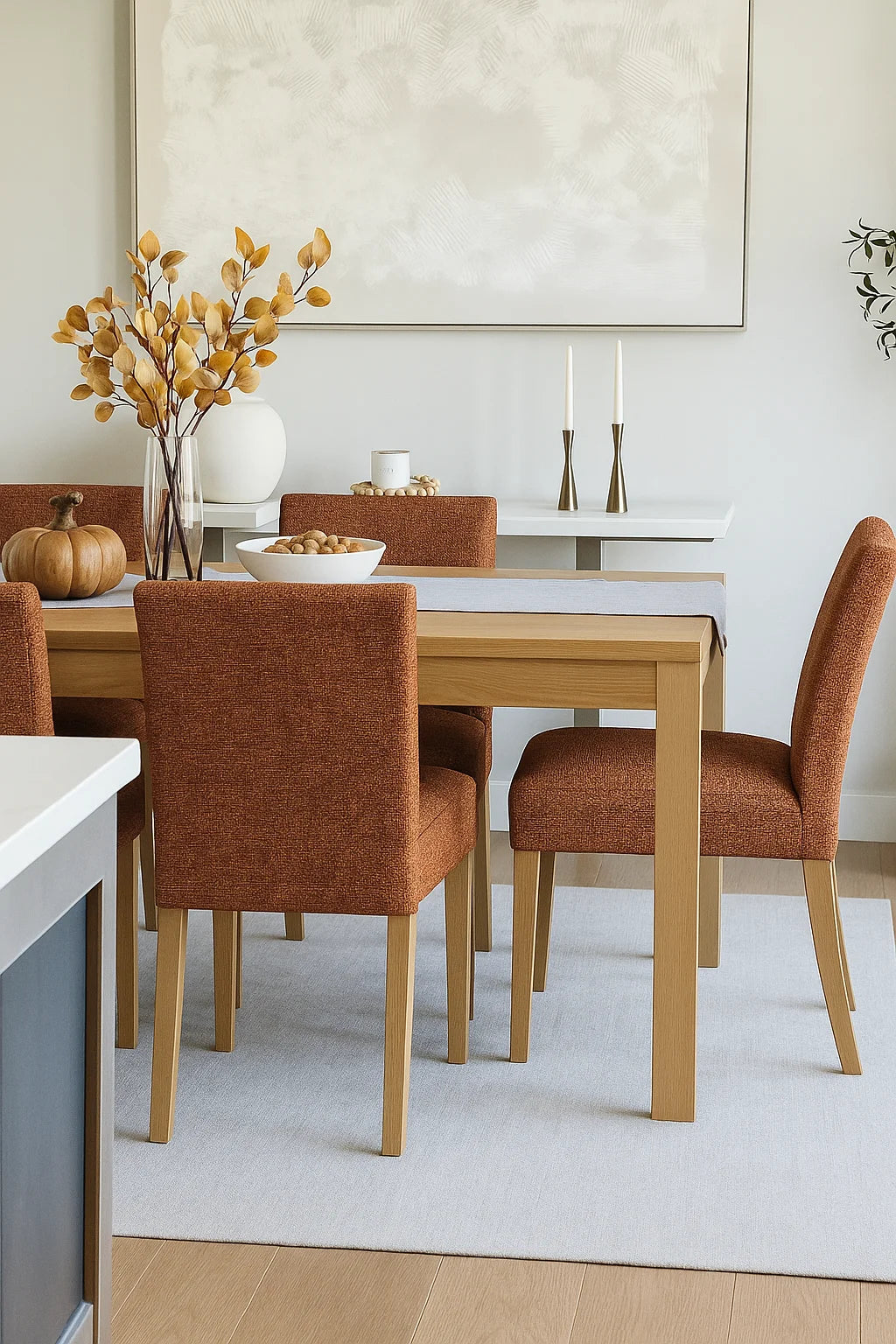 Rouge WX8008 - 11 | Snug fit Dining Chair Slipcover