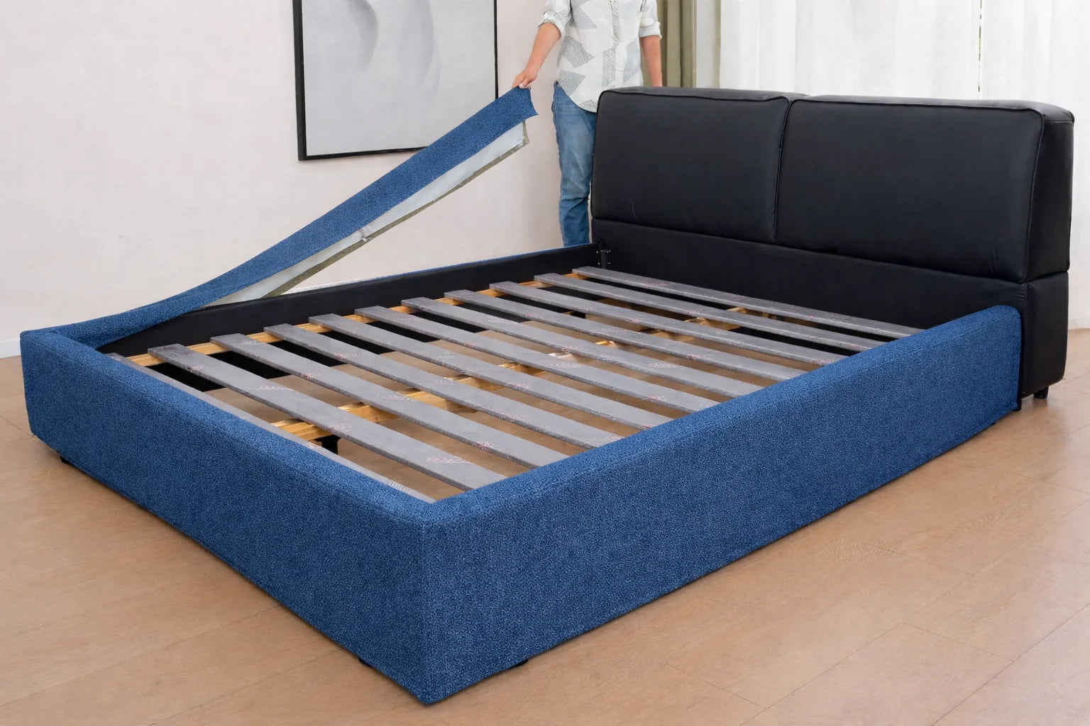 Royal Blue ML 625 - 07 | Bed Skirt