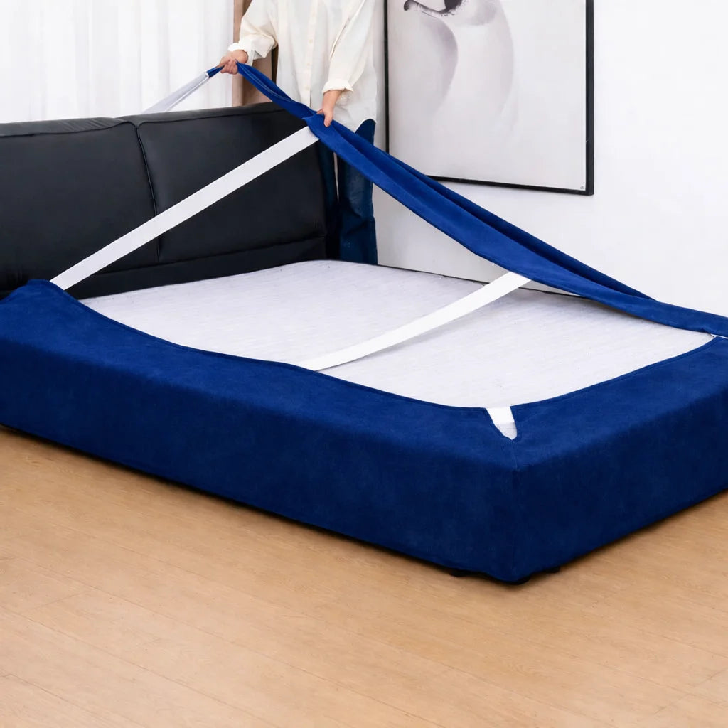 Royal Blue WB PBV2042 - 46 | Bed Frame Cover