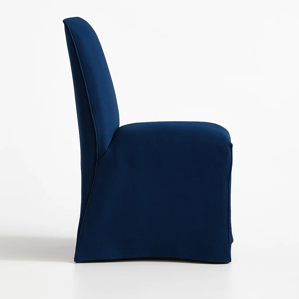 Royal Blue WB PBV2042 - 46 | Long-Skirt Dining Chair Slipcover