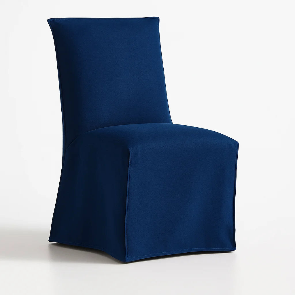 Royal Blue WB PBV2042 - 46 | Long-Skirt Dining Chair Slipcover
