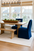 Royal Blue WB PBV2042 - 46 | Long-Skirt Dining Chair Slipcover