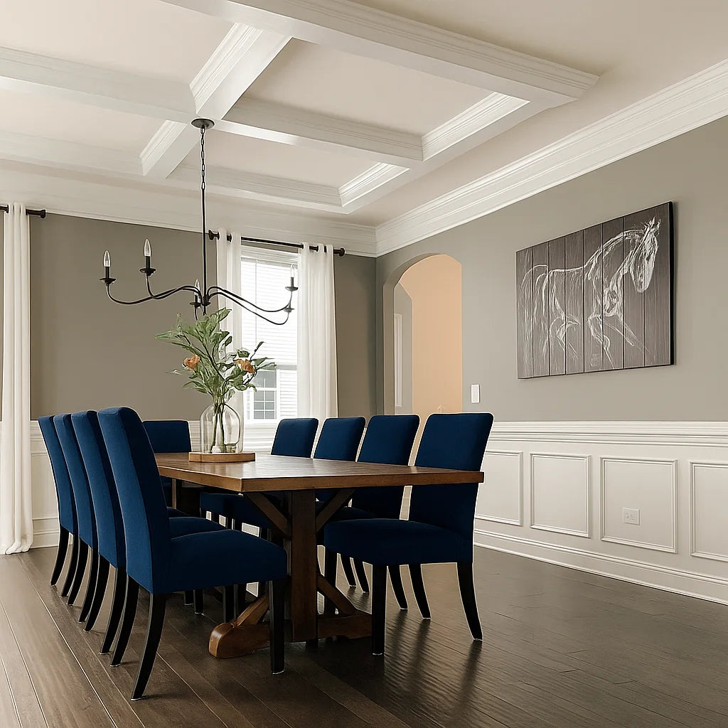 Royal Blue WB PBV2042 - 46 | Snug fit Dining Chair Slipcover