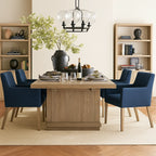 Royal Blue WB PBV2042 - 46 | Snug fit Dining Chair with armrest Slipcover