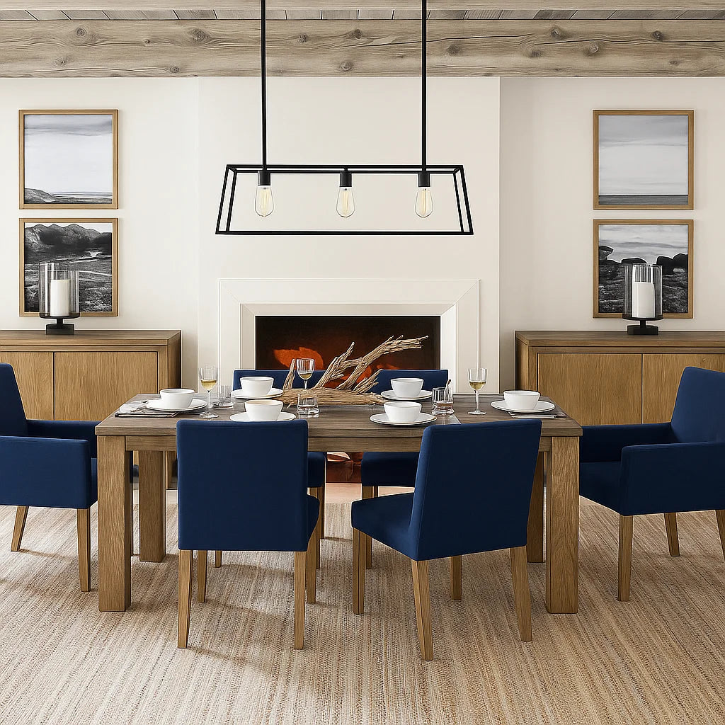 Royal Blue WB PBV2042 - 46 | Snug fit Dining Chair with armrest Slipcover