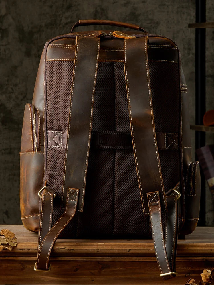 Rugēre Albion Vintage British-Style Travel Backpack