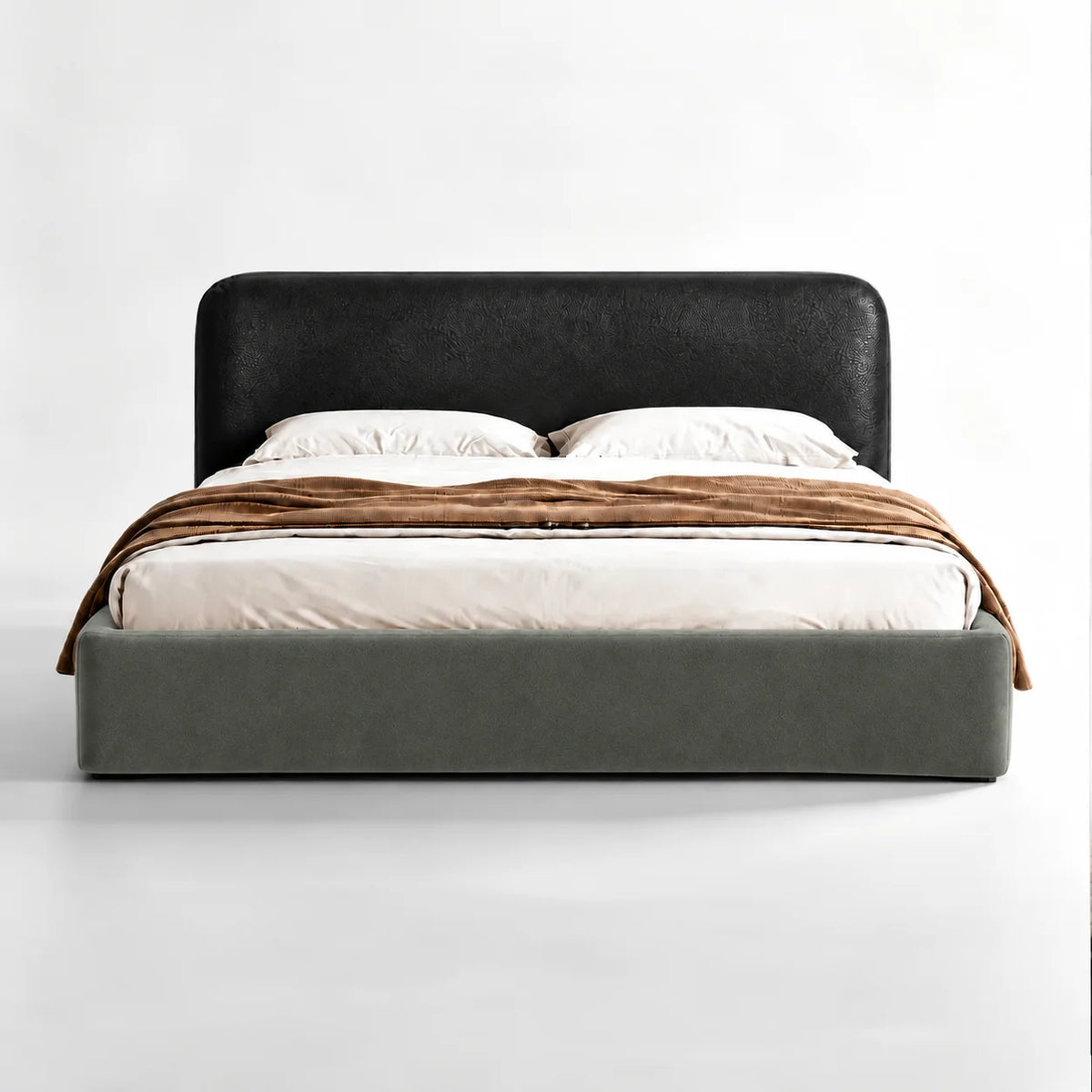 Sage Green · Stretch-Fit Bed Frame Cover