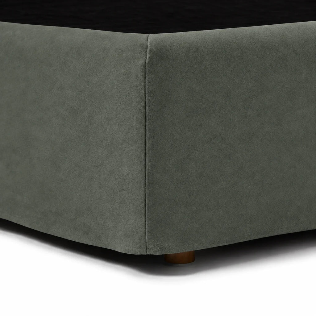 Sage Green · Stretch-Fit Bed Frame Cover
