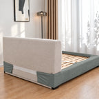Sage Green · Stretch-Fit Bed Frame Cover