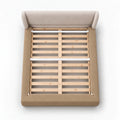 Sand Beige · Stretch-Fit Bed Frame Cover