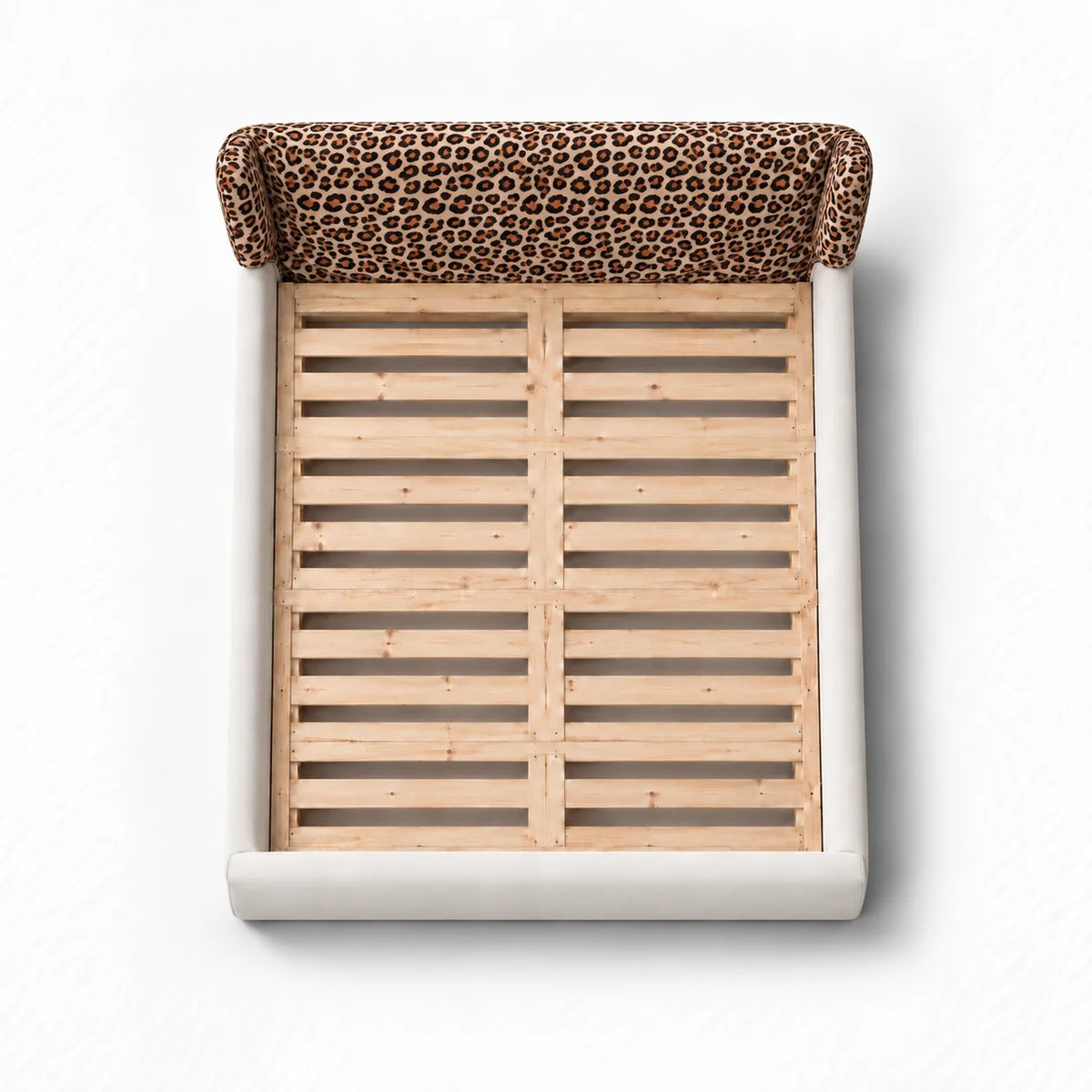 Savanna Leopard · Stretch-Fit Bed Headboard Cover