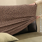 Savanna Leopard · Stretch-Fit Bed Headboard Cover