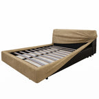 Savannah Khaki WX23006 - 13 | Bed Frame Cover