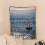 Seascape · Custom Woven Blanket