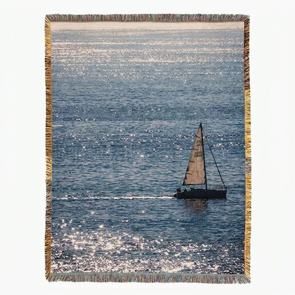 Seascape · Custom Woven Blanket