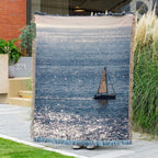 Seascape · Custom Woven Blanket