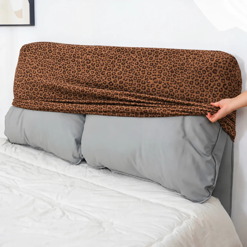 Serengeti Leopard · Stretch-Fit Bed Headboard Cover