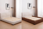 Serengeti Leopard · Stretch-Fit Inset Bed Frame Cover · Elastic Bands + Back Elastic