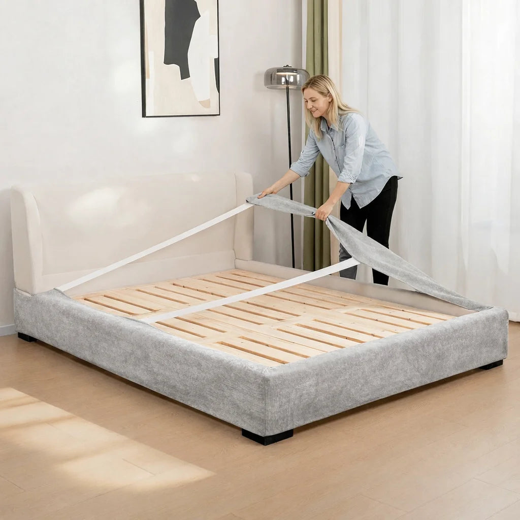 Silver Fog WX818 - 13 | Bed Skirt