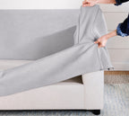 Silver Mist Luna-01 custom sofa slipcover