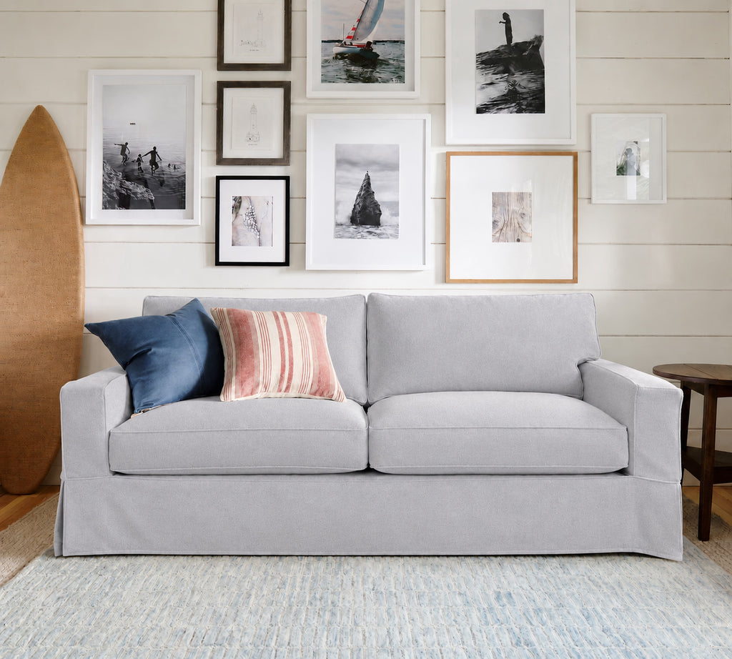Silver Mist Luna-01 custom sofa slipcover
