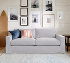 Silver Mist Luna-01 custom sofa slipcover