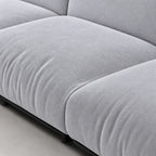 Custom Sofa Slipcover — Luna · Silver Mist