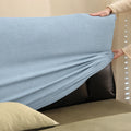 Sky Blue · Stretch-Fit Bed Headboard Cover