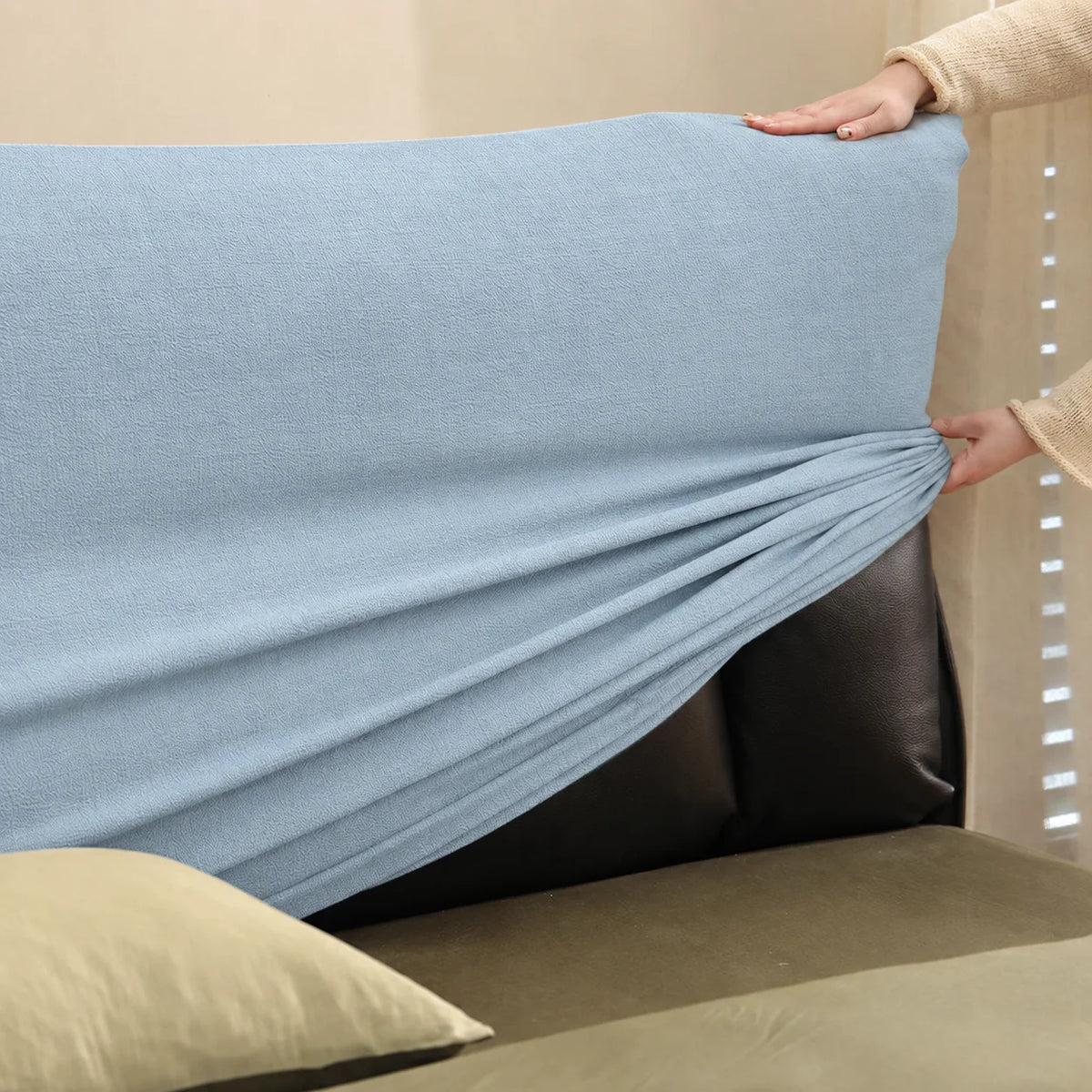 Stretch-Fit Bed Headboard Cover