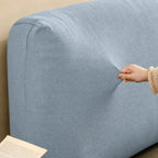Sky Blue · Stretch-Fit Bed Headboard Cover