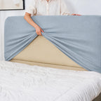 Sky Blue · Stretch-Fit Bed Headboard Cover